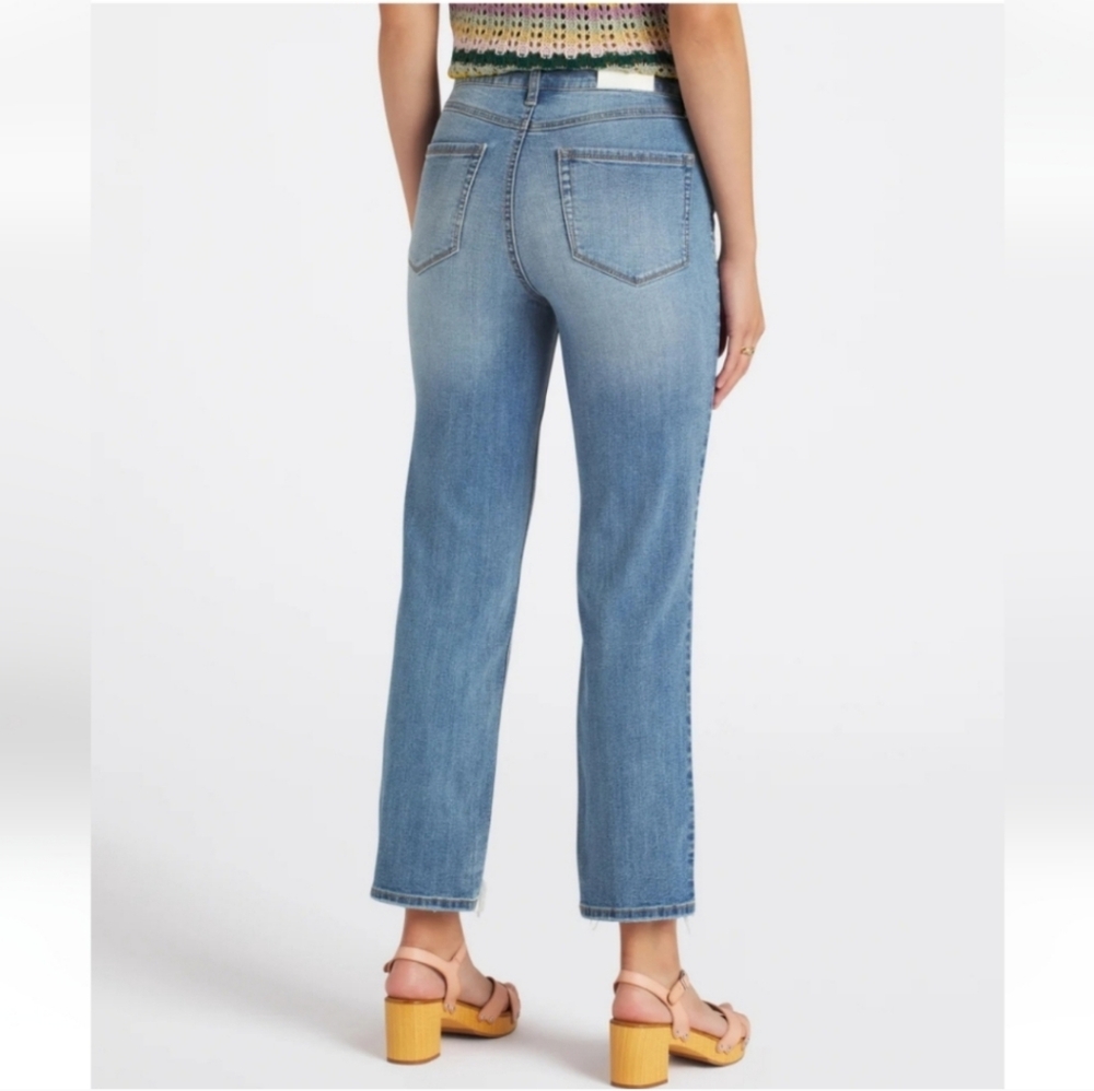 1822 - Denim Sherri High Rise Ankle Straight jeans, - Picture 2 of 13